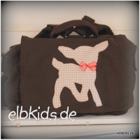 Kindergartentasche Bambi dunkelbraun